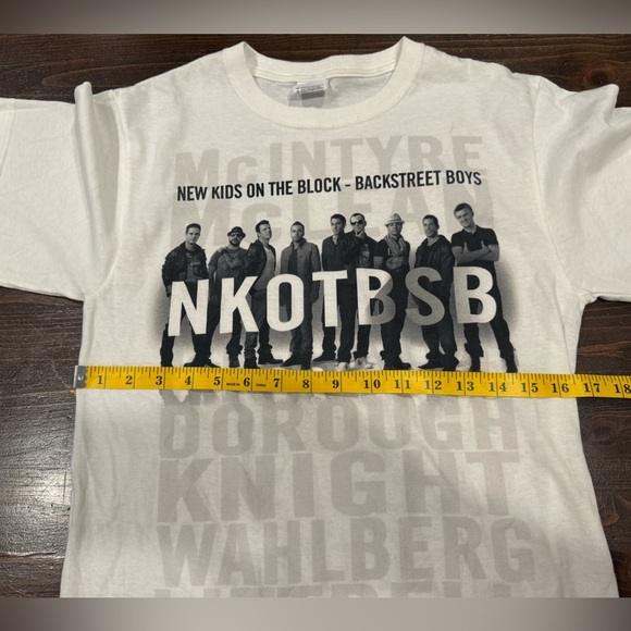 Backstreet Boys & New Kids On The Block NKOTB Tour Concert T-Shirt - Picture 5 of 6